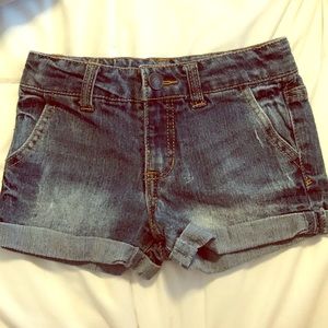 Denim shorts